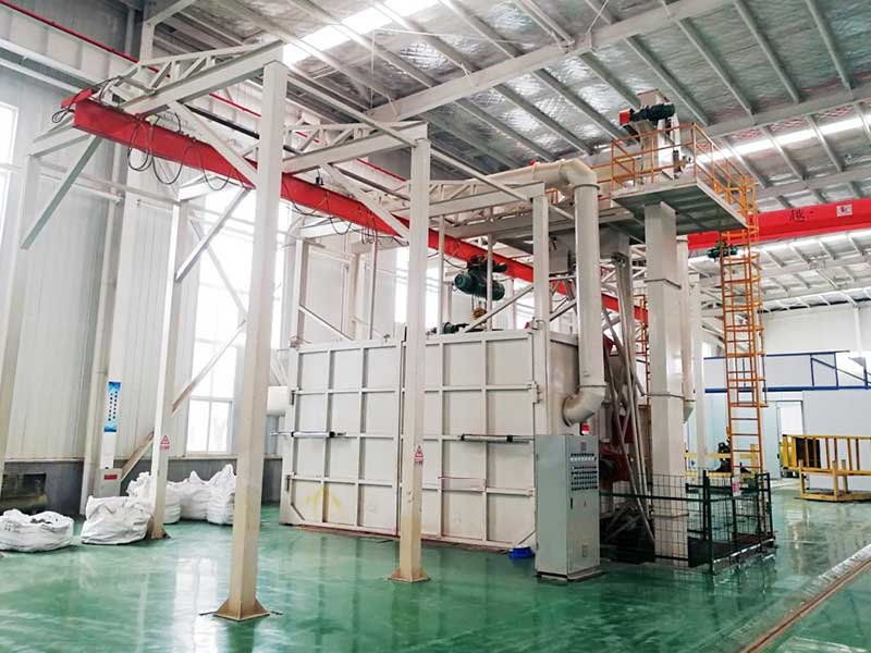 QT37 Spinner hanger shotblasting machines