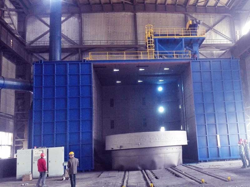 Q76 Superior Rotary table shot peening machine for cleaning process