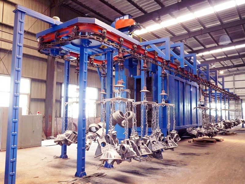 Q38 Hanging chain shotblast machines