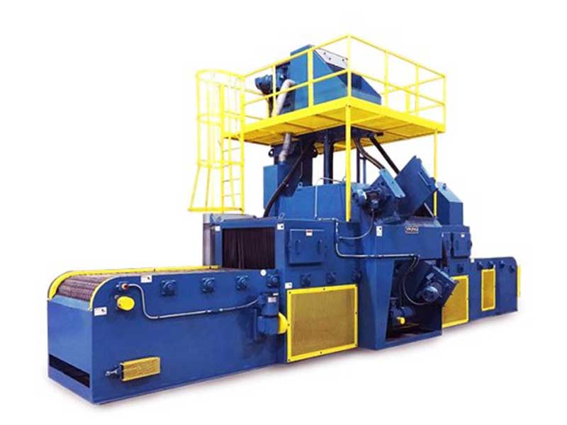 QWD Portable Wire mesh belt sand blaster for sale