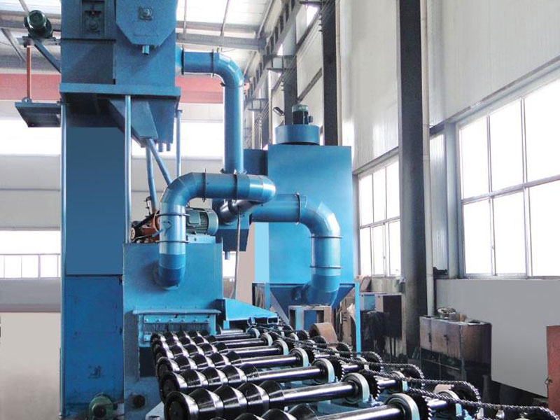 QGW Steel Tube And Pipe Shot Blasting Machines