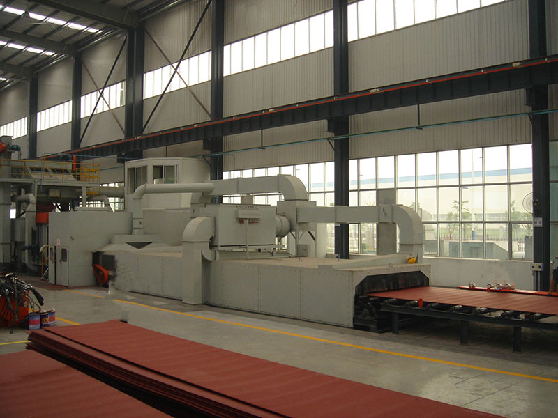 Q69 Roller Conveyor Shot Blasting  Machines For Shotblasting Plates and Structures