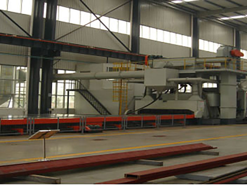 QXY Steel Plate Pretreatment Line with Pre-heating Blasting Painting and Drying