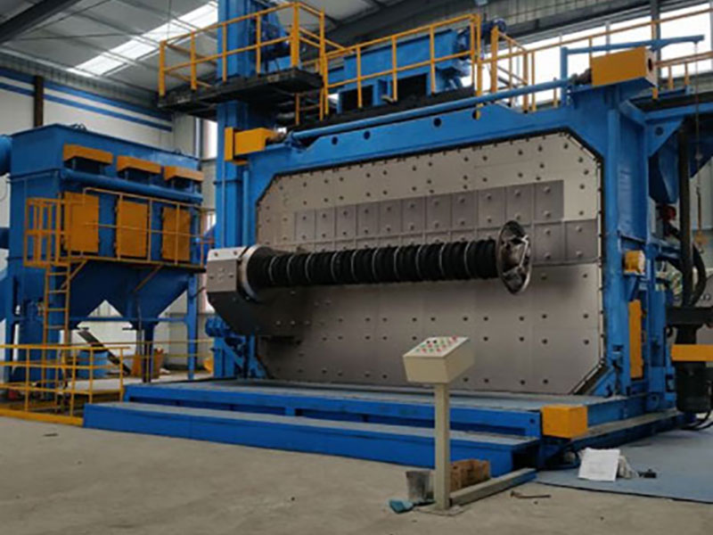 Coiled Wire Shot Blasting Machine
