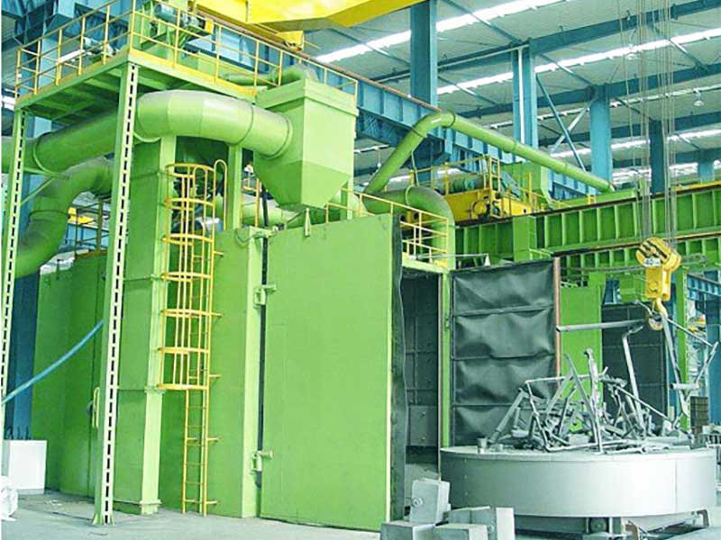 Q76 Swinging Table type Shot Blasting Machines